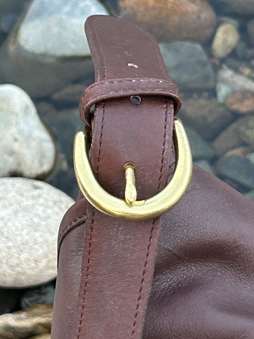 Vintage Coach 4115 Mahogany Whitney Bag  Made in the United States 🇺🇸 - Picture 5 of 16